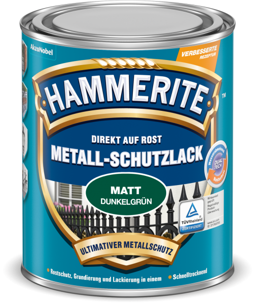 Hammerite Metallschutzlack (dunkelgrün)