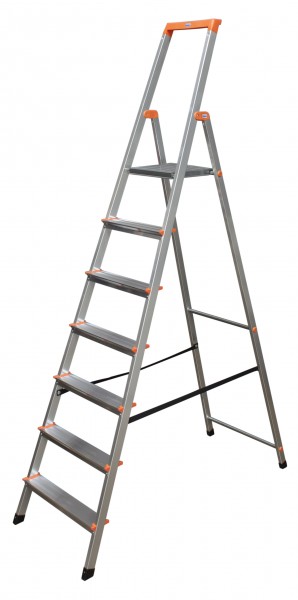 Solidy-Stufen-Stehleiter Alu