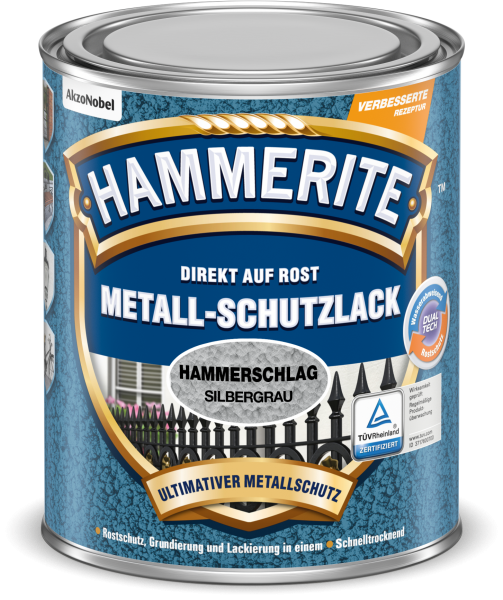 Hammerite Metallschutzlack (silbergrau)