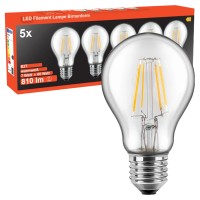 3381390_Blulaxa LED-Leuchtmittel Filament Birnenform 5x-SET E27
