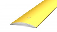 Übergangsprofil #130 - Aluminium Farbe: Gold - gelocht - 100 cm
