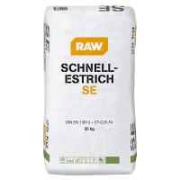 RAW Schnell-Estrich 0-4 mm Körnung 25 kg