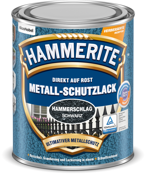 Hammerite Metallschutzlack (schwarz)